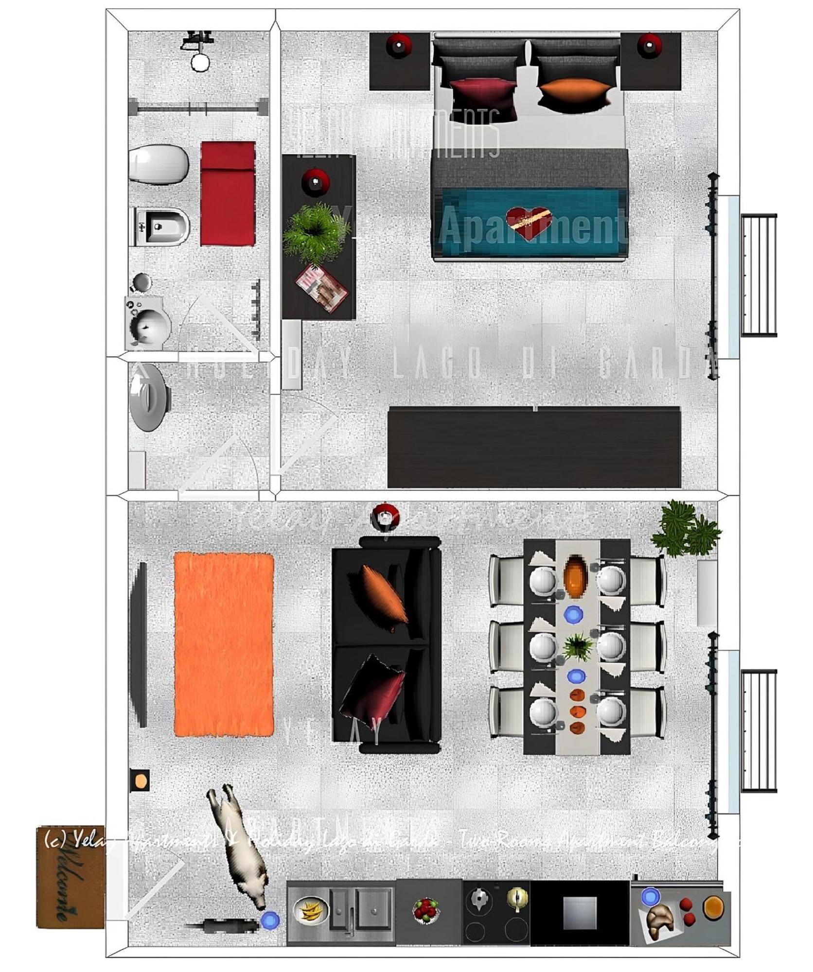 Yelay Apartments & Holiday Lago Di Garda Raffa المظهر الخارجي الصورة