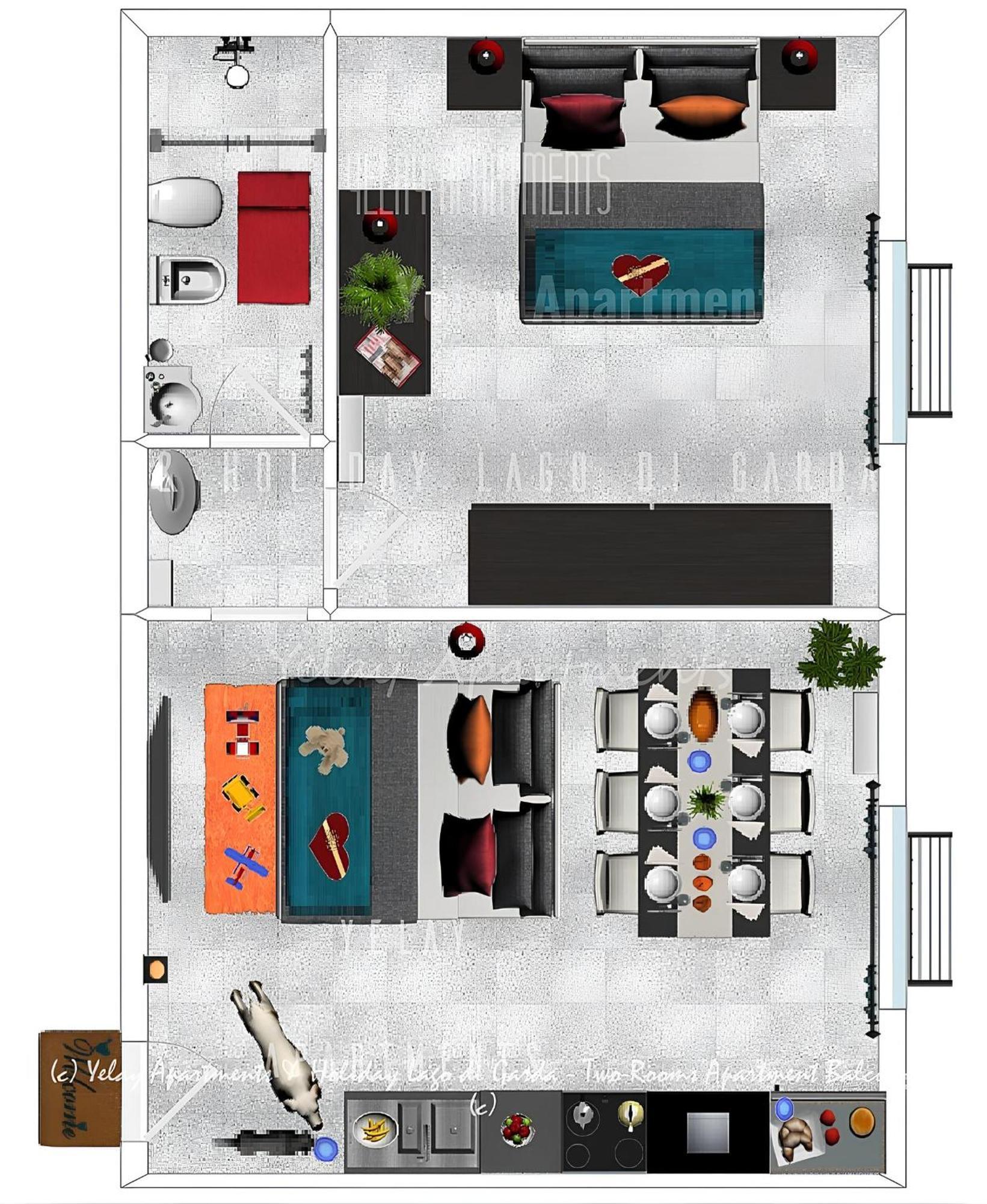 Yelay Apartments & Holiday Lago Di Garda Raffa المظهر الخارجي الصورة